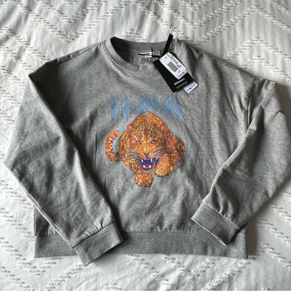 NWT Noisy May Def Leppard Sweater​ - Picture 1 of 3